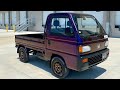 Midnight purple kei truck full build timelapse 1992 honda acty mini truck