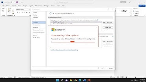 How to Change Language in Microsoft Word Back to English