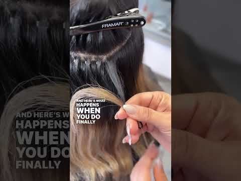 Hair extension tips