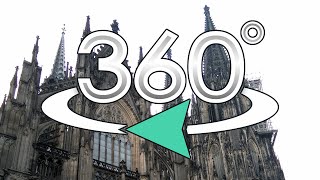 Kölner Dom. (VR Video 360) Германия, Кёльнский собор.