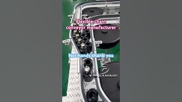 Flexible chain conveyor#conveyor #automation #conveyorfactory #factoryautomation #chainconveyor