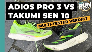 Adidas Takumi Sen 10 vs Adidas Adios Pro 3: Which Adidas racing shoe should you get? by The Run Testers 12,505 views 3 weeks ago 14 minutes, 45 seconds