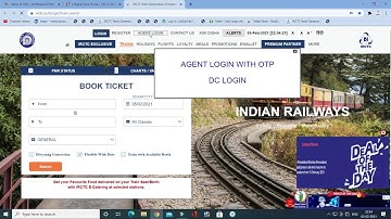 irctc agent login kaise kare (through csc) railway ticket agent bane