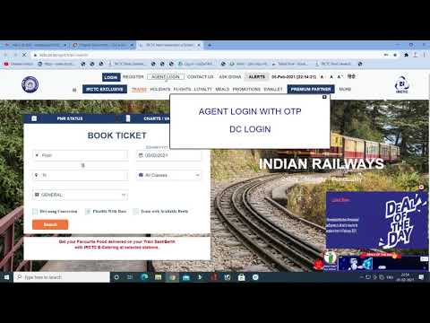 irctc agent login kaise kare (through csc) railway ticket agent bane