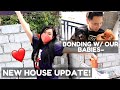 NEW HOUSE UPDATE + BONDING W/ OUR BABIES!