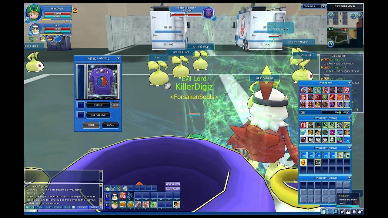Digimon Masters Online - Hatching Ryuudamon 3/5
