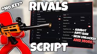 [🔫 NEW] Rivals Script *NO KEY* | Unlock All, RageBot, Aimbot, Skin Changer &amp; MORE🔥