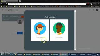 2 Google Classroom Tutorial for Students - Sign in To Google Classroom, Pick A Role, Accept Class
