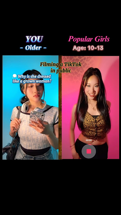 #pov You see a 12-year-old popular girl filming a TikTok in public...kids these days😭 #shorts
