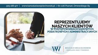 Radca Prawny Poznań Kancelaria Radcy Prawnego Wojciech Wojciechowski