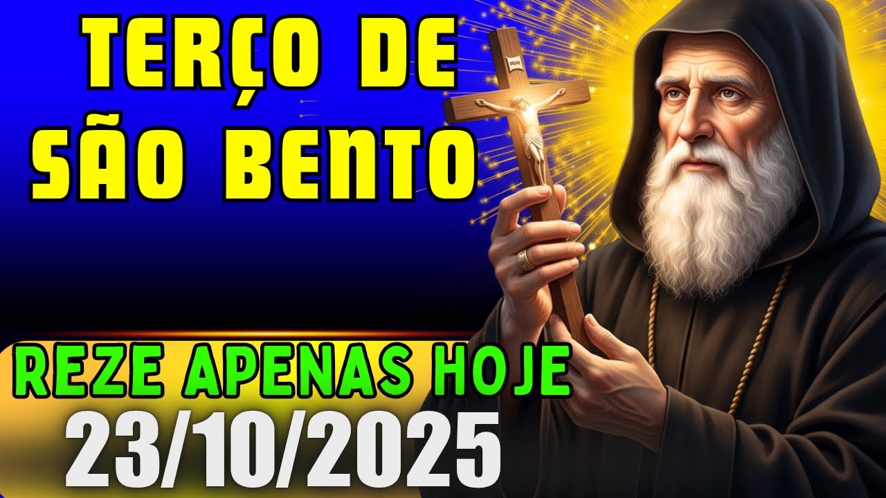 TERÇO MILAGROSO DE SÃO BENTO reze agora mesmo