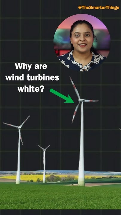 Why Are Wind Turbines Painted White shorts shortvideo why-are-wind-turbines-painted-white-shorts-shortvideo