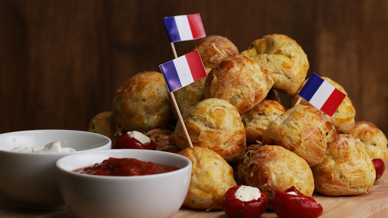 French Cheese Puffs (Gougeres) | Tasty