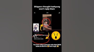 Shippers thought taehyung won