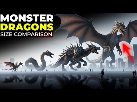 How Big Are Dragons Dragon Size Comparison 3D 
