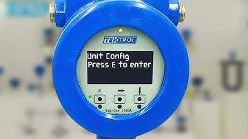 #tektrol Tek Cor 1100A Coriolis Flow Meter Volume Unit Configuration