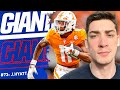 New York Giants Fan Reacts to Jalin Hyatt 2023 NFL Draft Pick