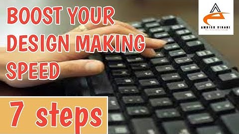 7 key to success | how to improve design speed | wilcom 2006 | amrish virani