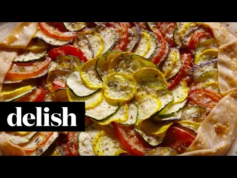 Simple Summer Vegetable Tart | Delish