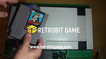 Retrobit Game Unboxing of a 1985 Original  NES Nintendo Entertainment System