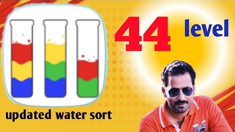 water sort color puzzle level 44 updated