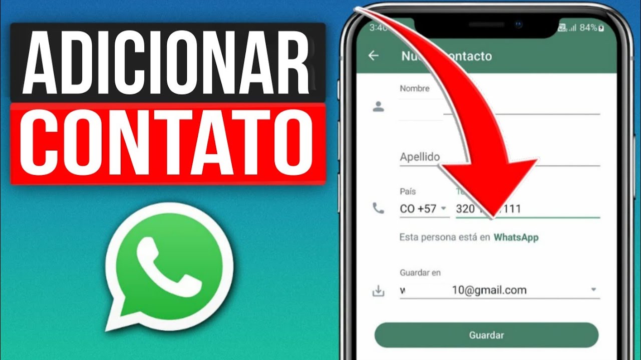 COMO ADICIONAR UM NOVO CONTATO NO WHATSAPP - YouTube