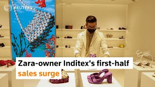 Zara-owner Inditex's first-half sales surge