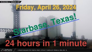 SpaceX Starship Launch Complex [04-26-2024] - Daily Time Lapse #timelapse #spacex #starship
