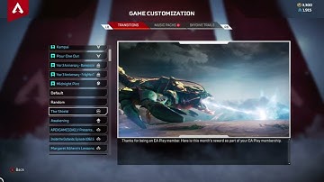 New EA Play Loading Screen (The Shield), Season 13. [Apex Legends - Highlight - Jun.22]