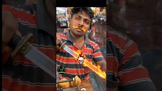From Street Cooking to FIRE SWORDSMAN!🔥 ⚔️#shorts