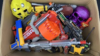 Nerf Mega Lodon Gun, Purple Skull Mask, Sound And Soft Bullet Shooting Toy Guns