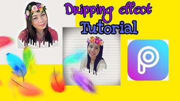 Dripping Effect Tutorial using Picsart (step by step)