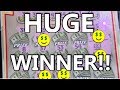 HUGE WINNER!! BIGGEST SCRATCH-OFF LOTTERY TICKET WIN I'VE ...