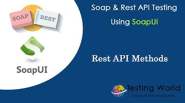 API/ WebService Testing using SoapUI(UPDATED) : REST API Methods