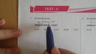 Karekök Ykslys Di̇zi̇ler Test-4 Matematik Anlatımlı Çözümleri