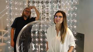 Bubbles air-filled lamps by PUFF BUFF