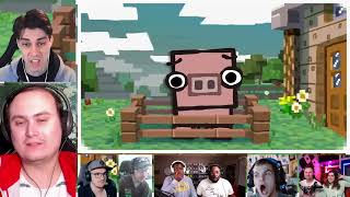 A Pig's Tale - Ultimate Minecraft Cartoons [REACTION MASH-UP]#2189