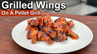 Wings in UNDER 21 Minutes! Grilled Chicken Wings On A Pellet Grill