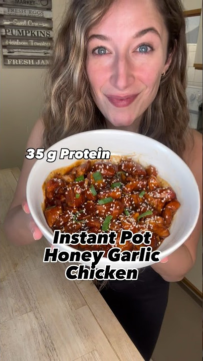 Instant Pot Recipe: Honey Garlic Chicken
