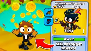 The NEW Hero in BTD Battles 2 SELLS YOUR OPPENENTS TOWERS.