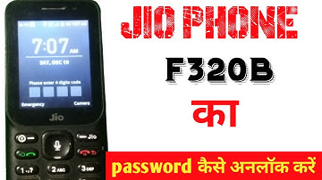 Jio phone (f320b) remove phone lock and hard reset 2025 #jiof320b