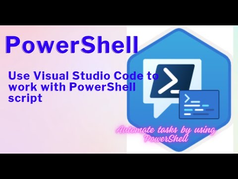 Use Visual Studio Code to work with PowerShell script - YouTube
