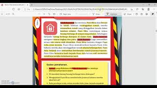 Tutorial latihan pemahaman Tema 2 / Keselamatan Di Rumah (Buku teks BM Peralihan)