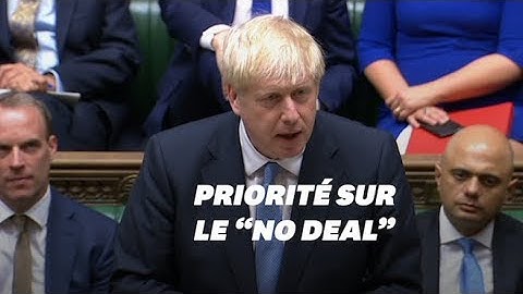 Le Brexit au coeur du premier discours de Boris Johnson au Parlement britannique