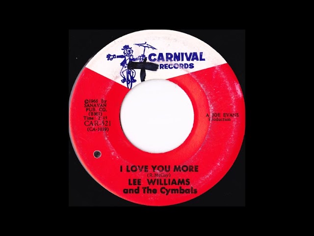Soulful Saturday) Lee Williams And The Cymbals – I Love You More