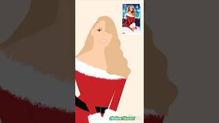 I drew Mariah Carey This one definitely wasn’t my best drawing but I tried? Happy Holidays?