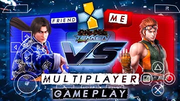 tekken dark resurrection psp multiplayer gameplay | android ppsspp emulator multiplayer gameplay