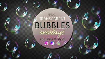 How to use bubble brushes and apply patterns. Tutorial.