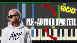 PLK - Au fond d'ma tête | Vidéo Piano Tutoriel Facile Instrumental RAP FR (Piano Facile France)