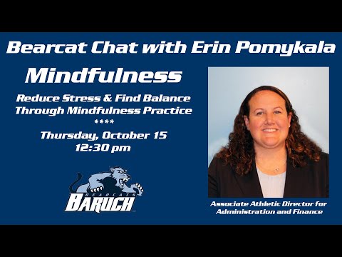 Bearcat Chat with Associate AD for Administration/Finance Erin Pomykala on Reducing Stress & Balance